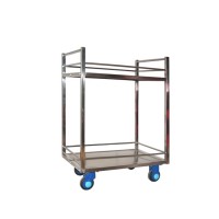 Uni-Silent 150kgs 330lbs Stainless Steel Restaurant Service Trolley Stainless Steel  ST150-T2